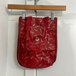Lululemon - Shopper - Small Size 12” x 9.5” - red/silver